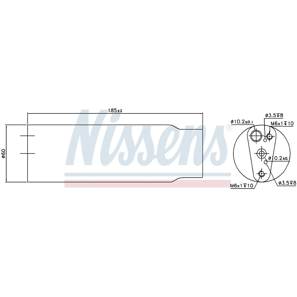 Осушитель кондиционера NISSENS 95170