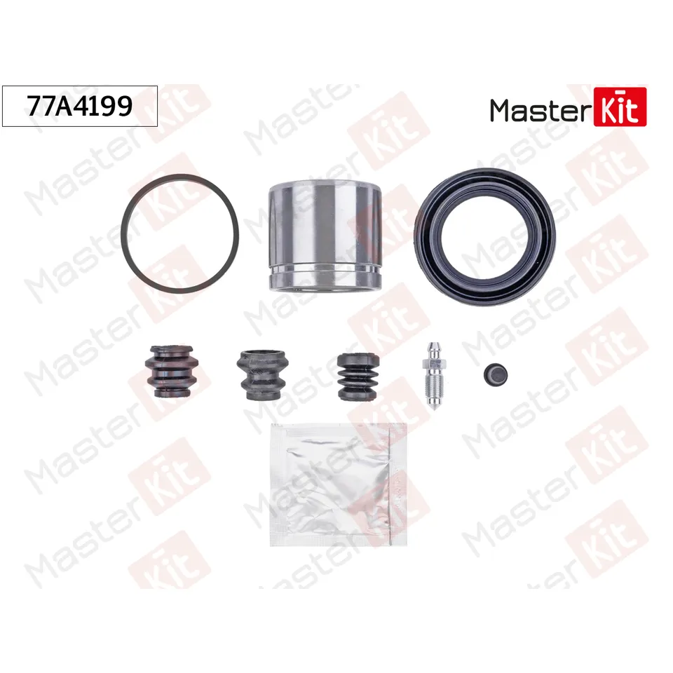 Ремкомплект тормозного суппорта+поршень Subaru IMPREZA универсал (GG) 2000 - 2008 MASTERKIT 77A4199