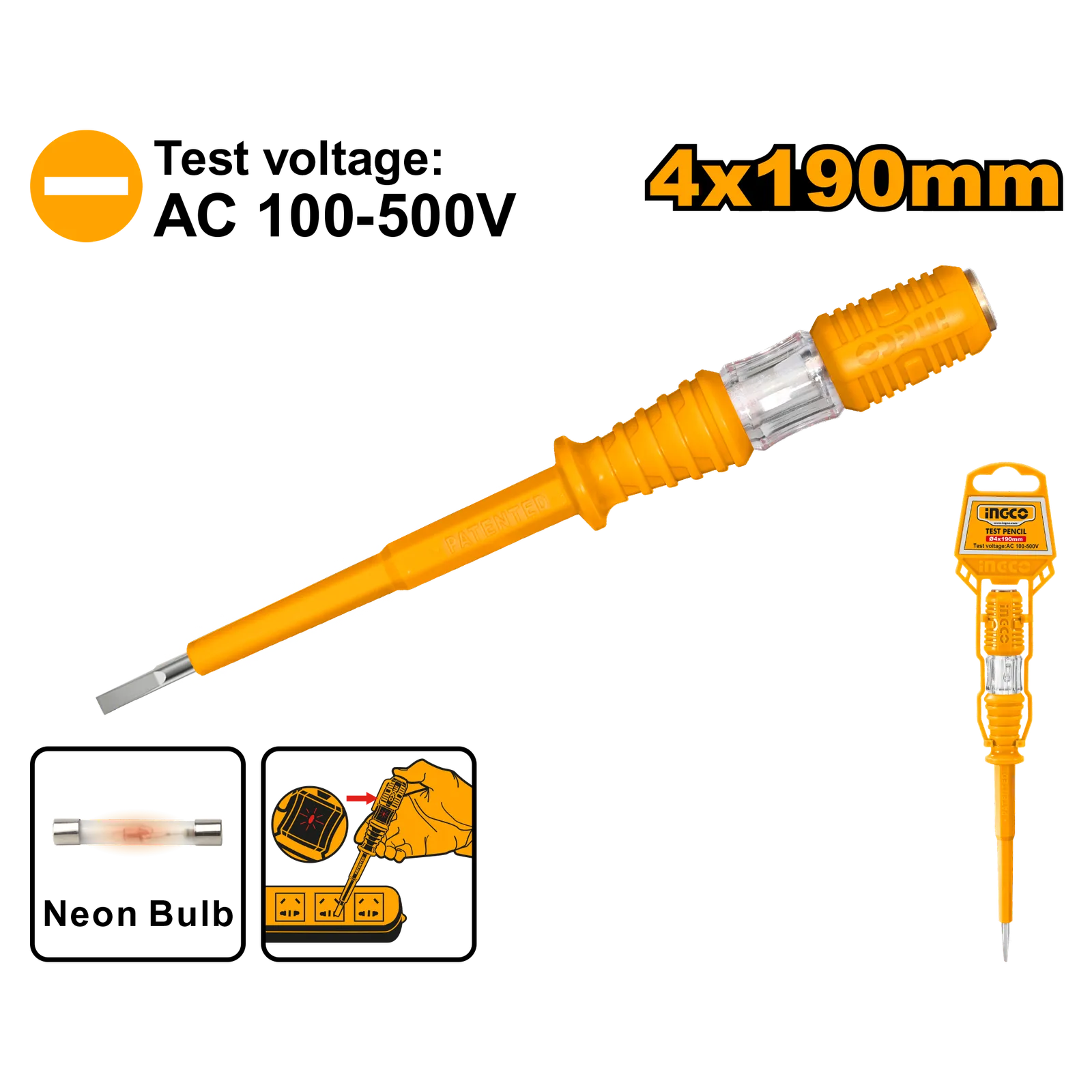 Отвертка индикатор (24/288) INGCO HSDT1908