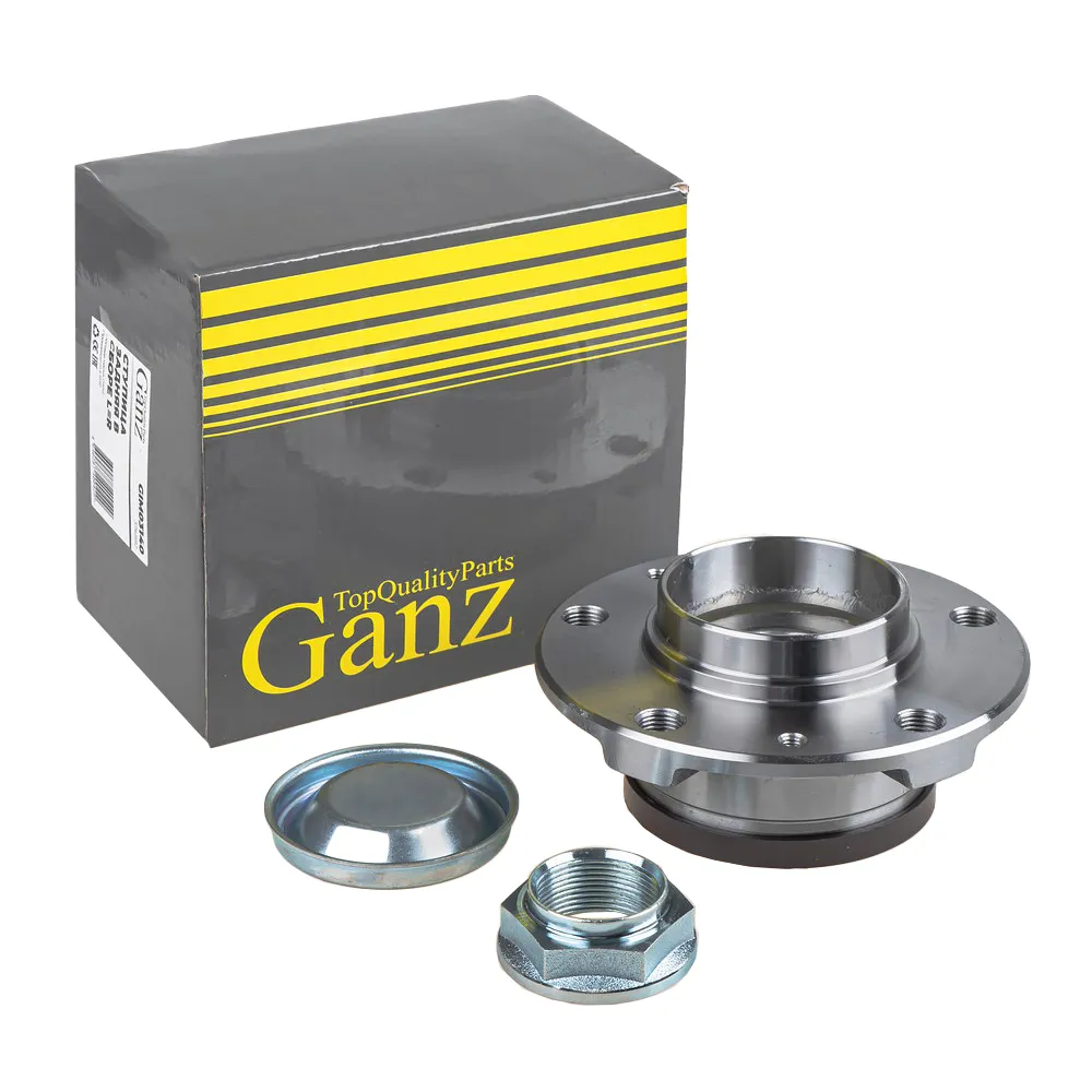 Ступица задняя в сборе L=R (c ABS) CITROEN С5 08-,C6 05- PEUGEOT 407 04-, 607 00- GANZ GIM03140