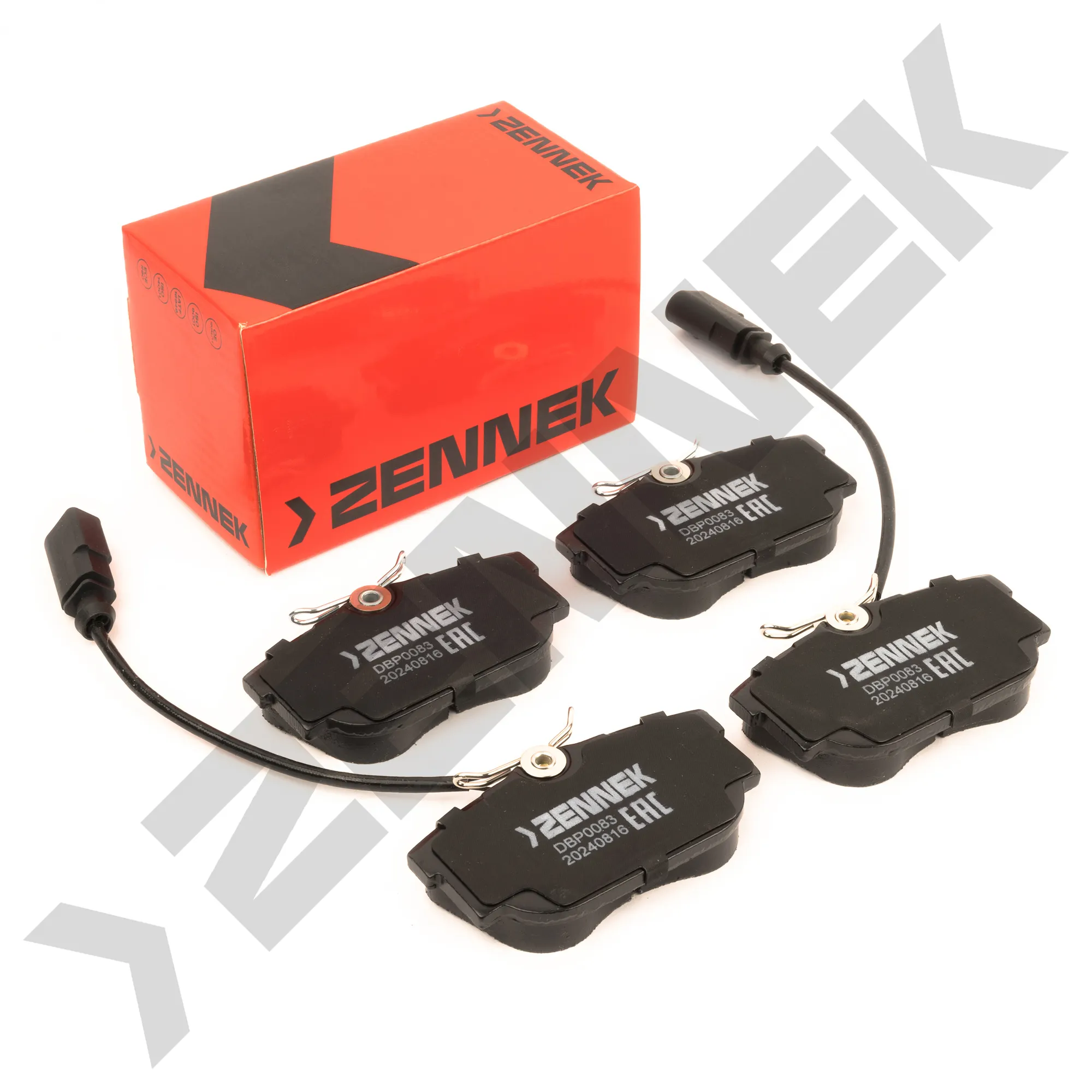 Колодки тормозные дисковые задние VW T4 90-04 ZENNEK DBP0083