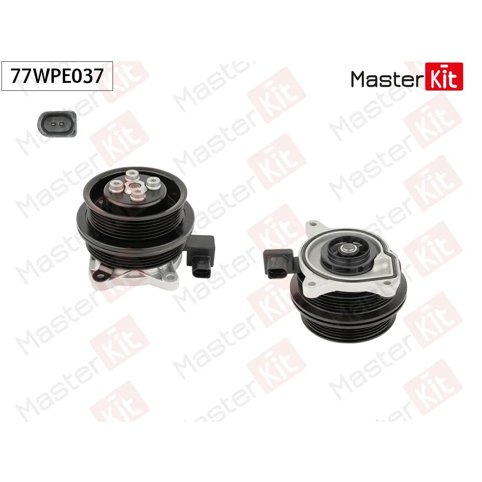 Насос водяной электрический Audi A1 (8X1, 8XK)/Volkswagen POLO (6R1, 6C1) 2009 - MASTERKIT 77WPE037