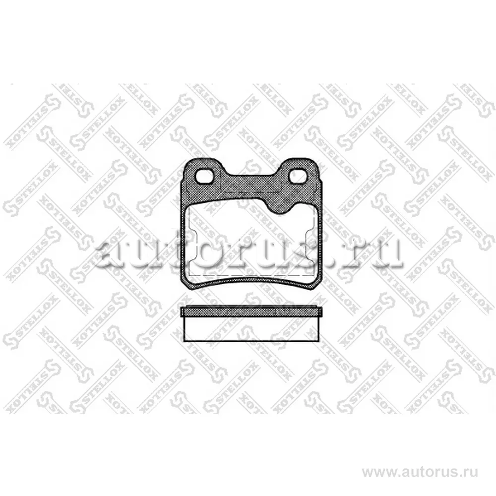 Колодки дисковые з. Opel Vectra A 2.0i &16V/ STELLOX 293 010-SX