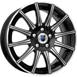 Диск литой R14 5.5J 4x100/54.1 ET46 КИК Сиеста Алмаз черный 12895