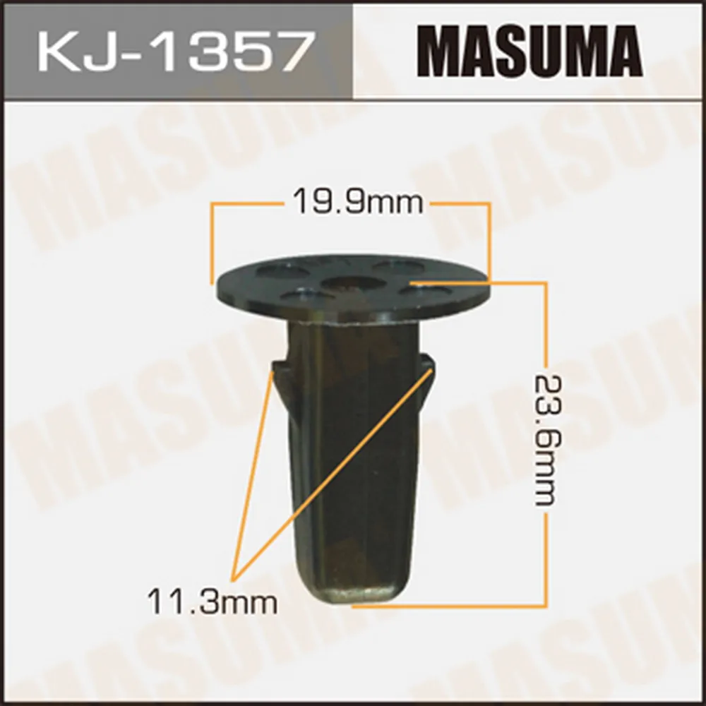 Клипса универс. 1357-KJ [уп.50] MASUMA KJ-1357
