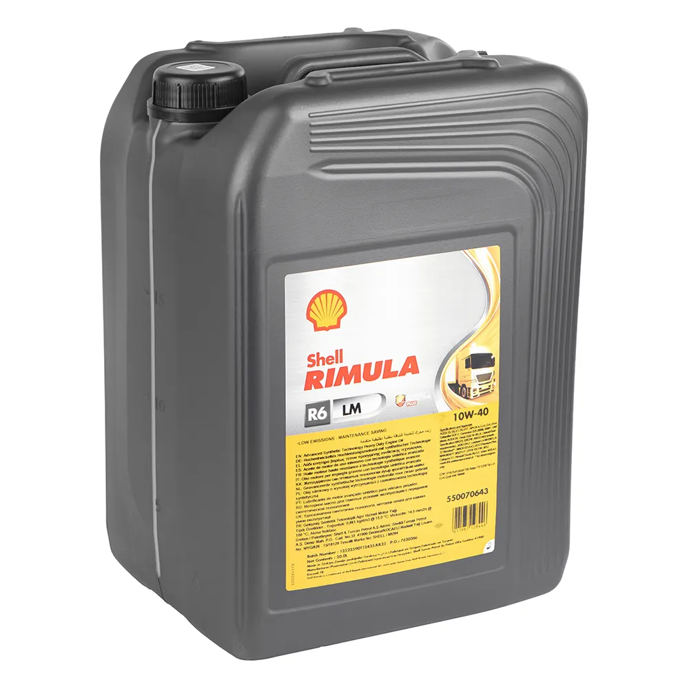 Масло моторное SHELL Rimula R6 LM 10W-40 синтетическое 20 л 550044858/550070643