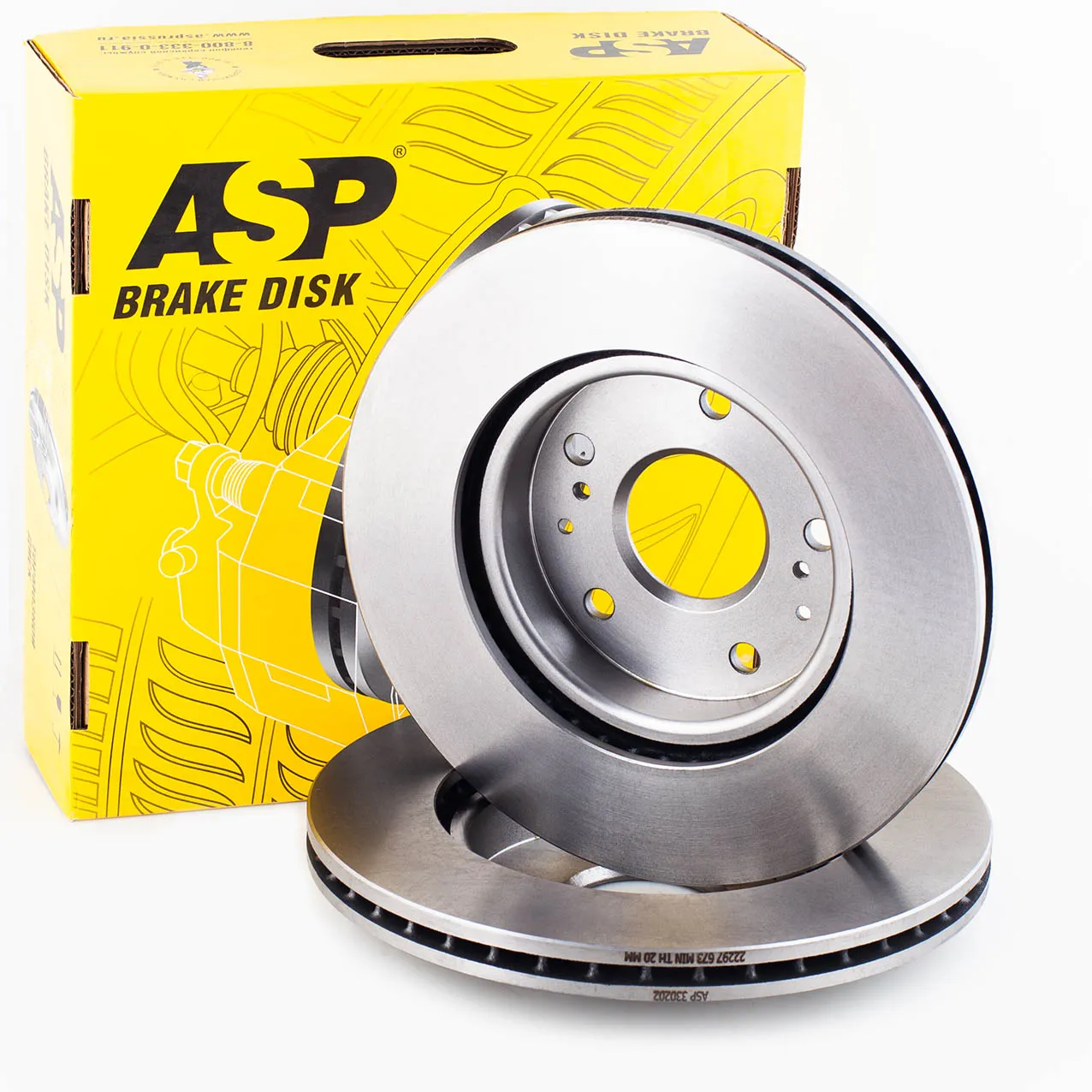 Диск тормозной передний вентилируемый SUZUKI SX4 06-> D=280 ASP 330202