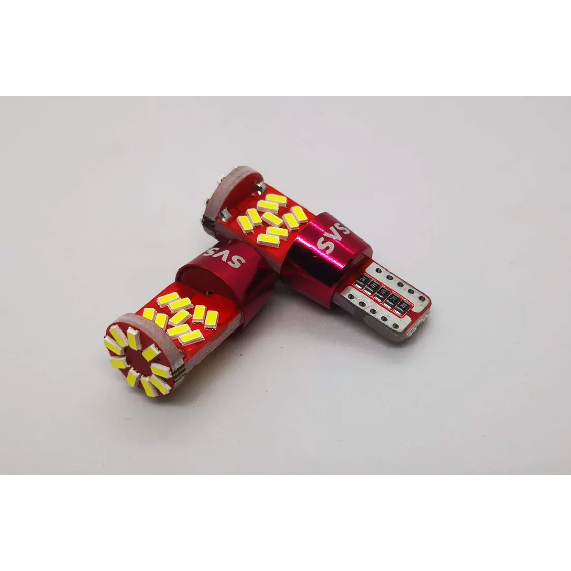 Лампа светодиодная 12V W5W 2W 162lm W2,1x9,5d 6000K SVS LED 2 шт. DUOBOX 0240433003