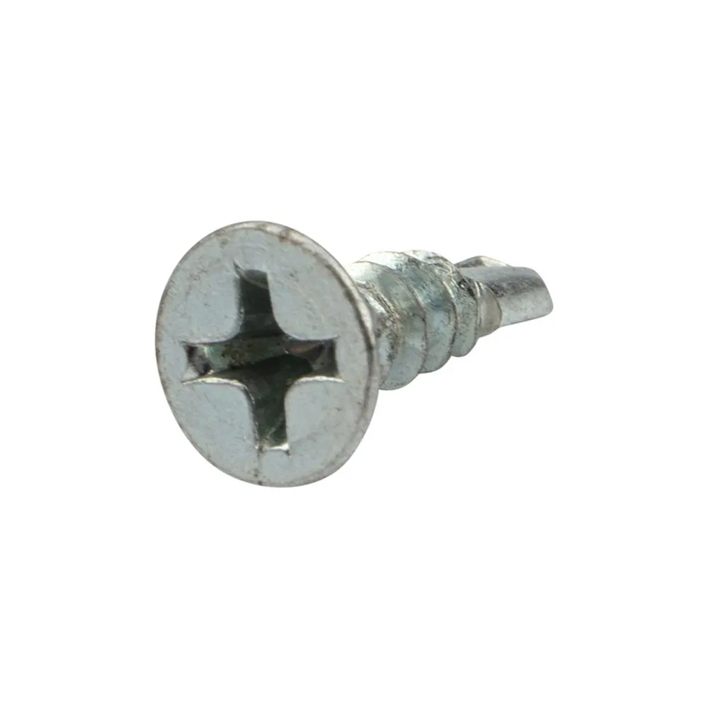 Саморез оконный KRANZ сверло, 3.9х13, белый цинк, короб (500 шт./уп.) Kranz KR-01-3722-008