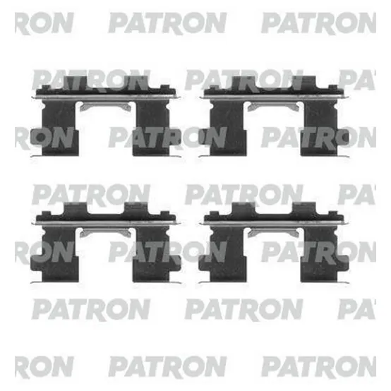 Комплект монтажный тормозных колодок дисковых NISSAN:100 NX (B13) 03.90-10.94,SUNNY II PATRON PSRK1108