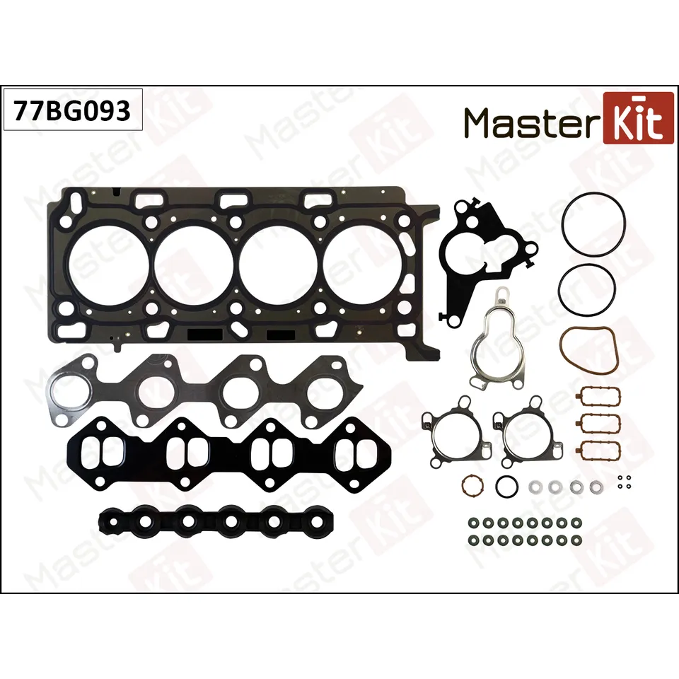 Набор прокладок верхний RENAULT/OPEL MOVANO/MASTER 2.3 M9T MASTERKIT 77BG093