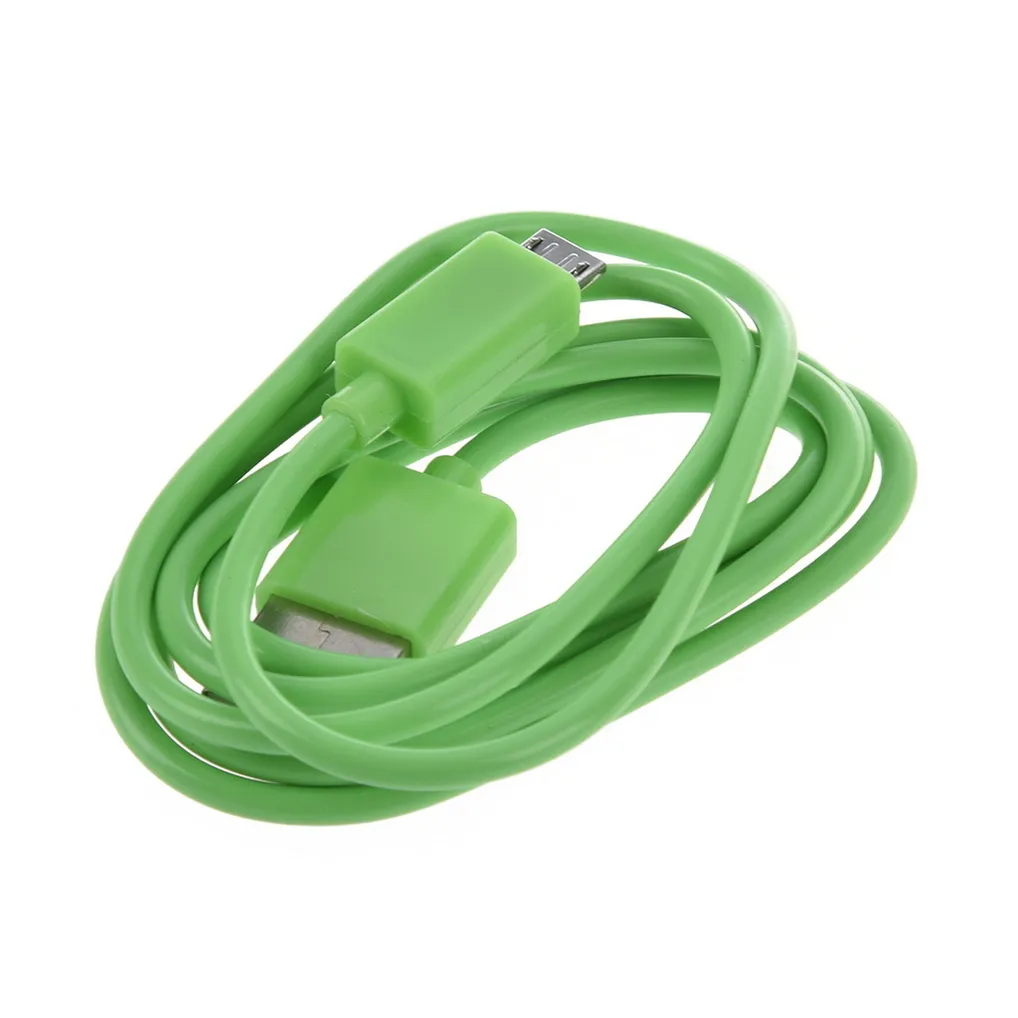 Дата-кабель USB - MICRO USB, цветные, длина 1 м, зеленый SMARTBUY IK-12C GREEN