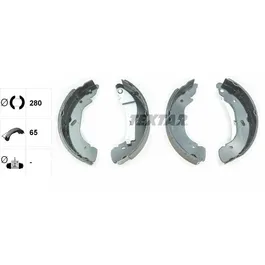 Колодки тормозные барабанные FORD FORD AUSTRALIA LDV MAXUS (SAIC MOTOR) TEXTAR 91058600