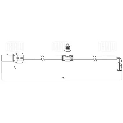 Датчик износа колодок для а/м Audi Q7 (15-) зад. L380 (PFS 0184) TRIALLI PFS 0184