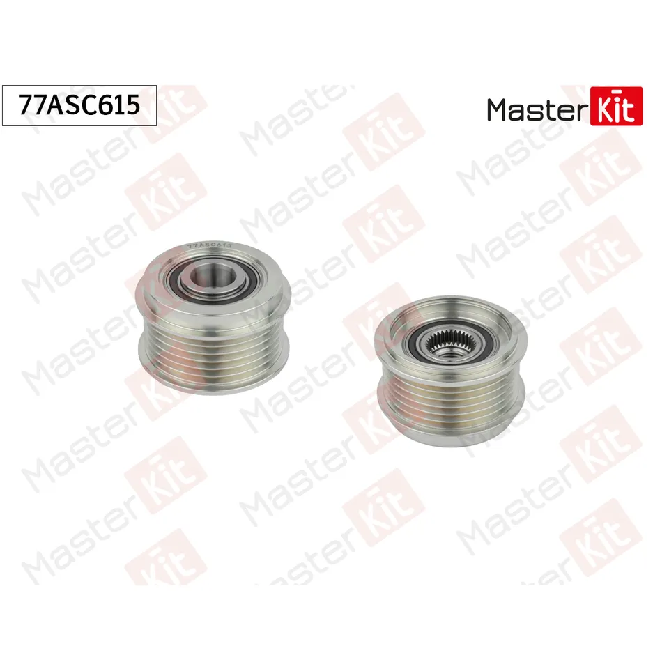 Шкив генератора AUDI/VW 1.8TFSi, 2.0 TFSi/Tsi MASTERKIT 77ASC615