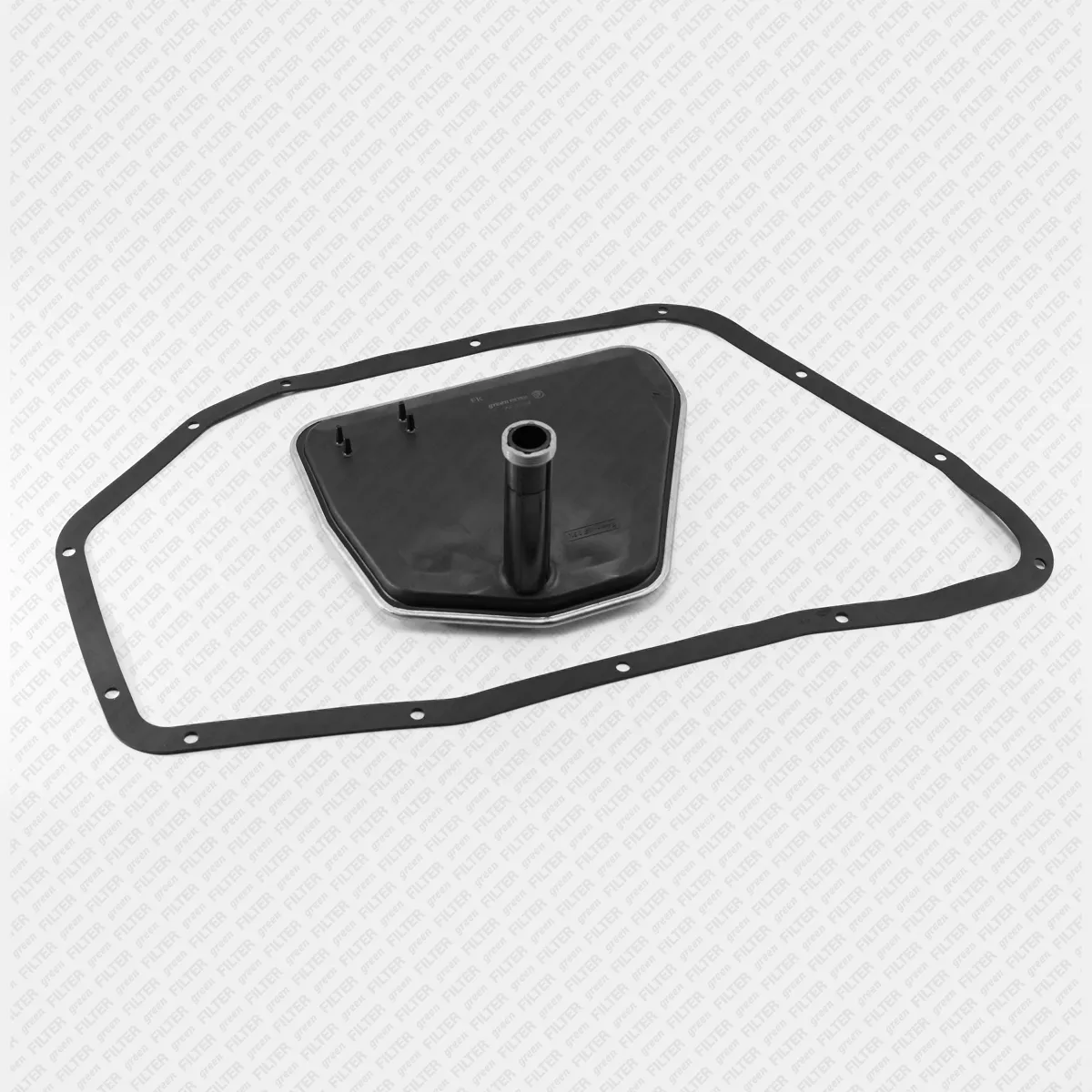 Фильтр АКПП с прокладкой AUDI A6 04->/A8 02->VW Phaeton 02-> GREEN FILTER AF0142