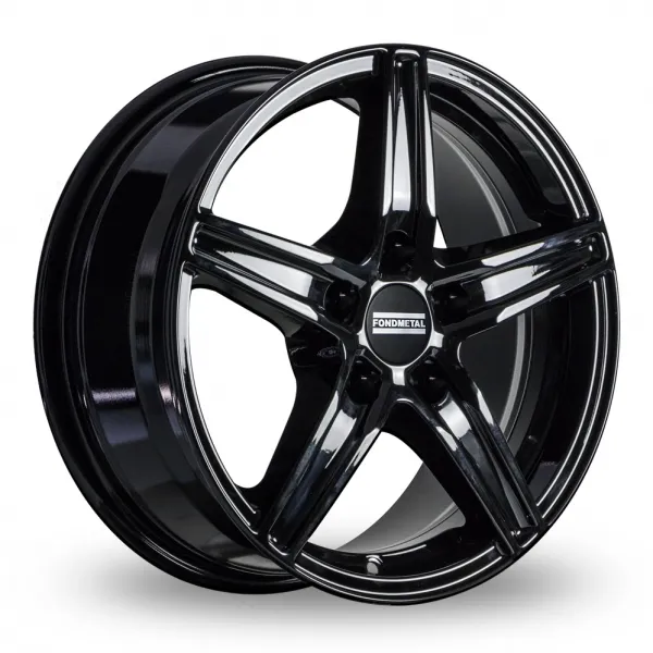 Диск литой R16 6.5J 5x108/65.1 ET47 FONDMETAL 8 100 Glossy Black RF04312
