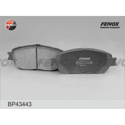 Колодки тормозные дисковые TOYOTA CAMRY, PREVIA 2.0-3.0, 01- ПЕРЕДНИЕ FENOX BP43443