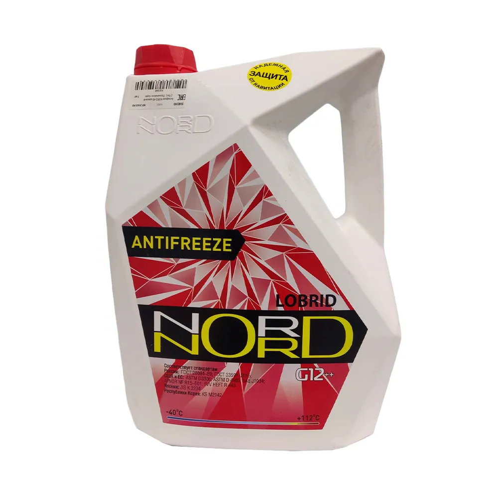 Уценка Антифриз NORD High Quality Antifreeze готовый -40 красный 10 кг NR 20485-N5