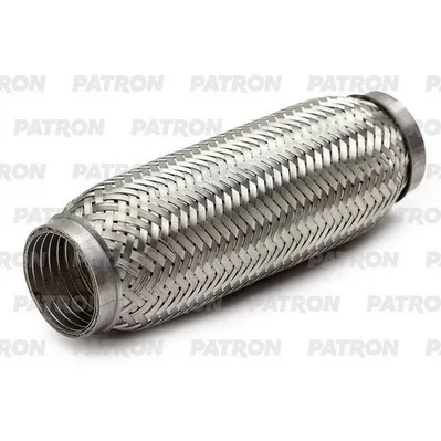 Гофра глушителя усиленная 45x200 InterLock AISI 304 PATRON ELVW45X200