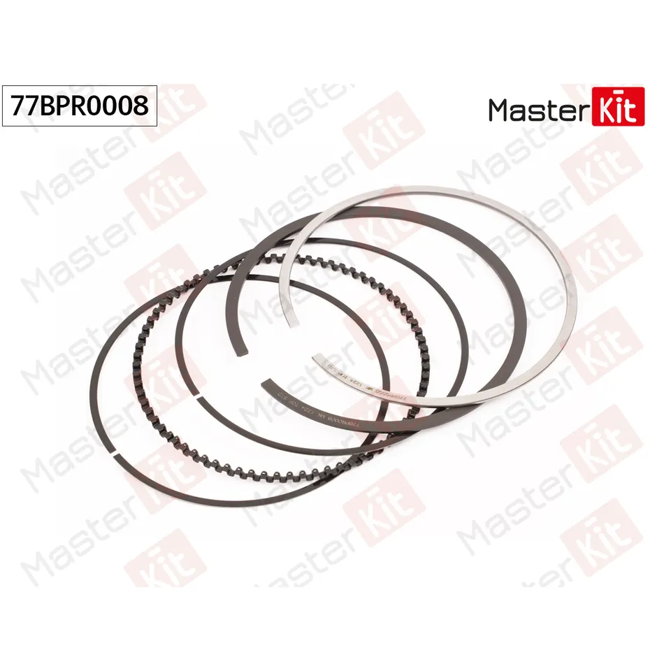 Кольца поршневые (к-т на 1 поршень) (STD) MITSUBISHI 4G18 MASTERKIT 77BPR0008