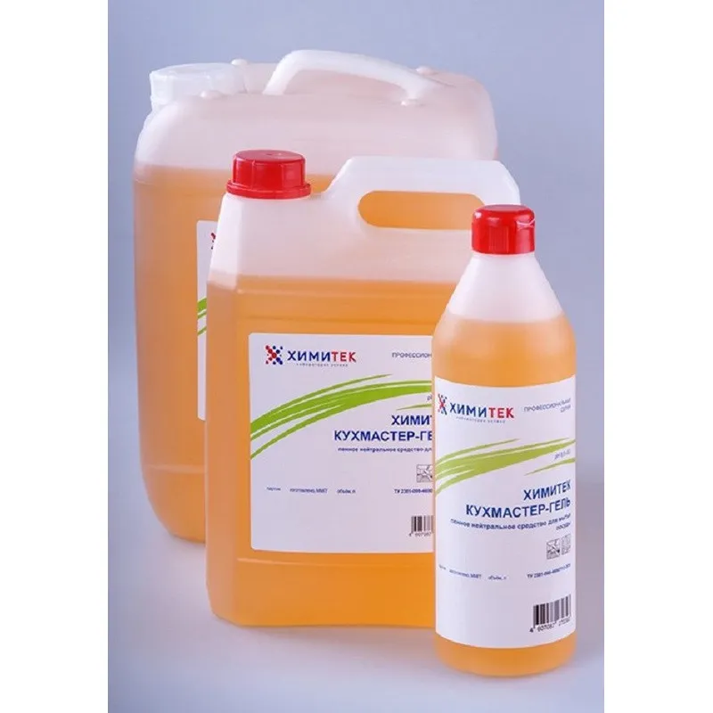 Профхим д/посуды гель д/ручного мытья ХИМИТЕК/КУХМАСТЕР-ГЕЛЬ,5л 282047