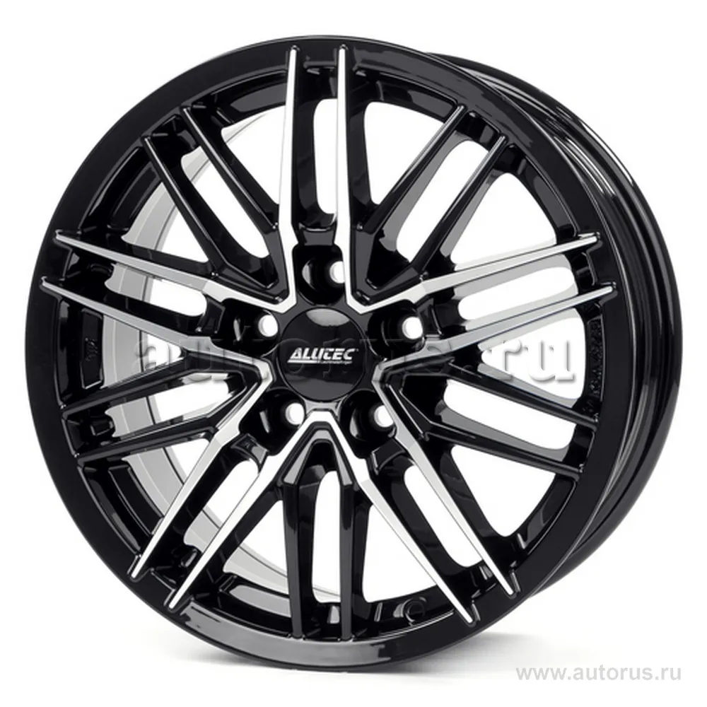 Диск литой R17 7.5J 5x114.3/70.1 ET35 ALUTEC Burnside Diamond Black Front Polished BU75735B831