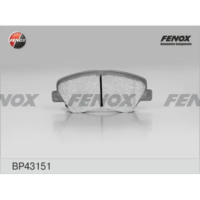 Колодки тормозные передние FENOX BP43151