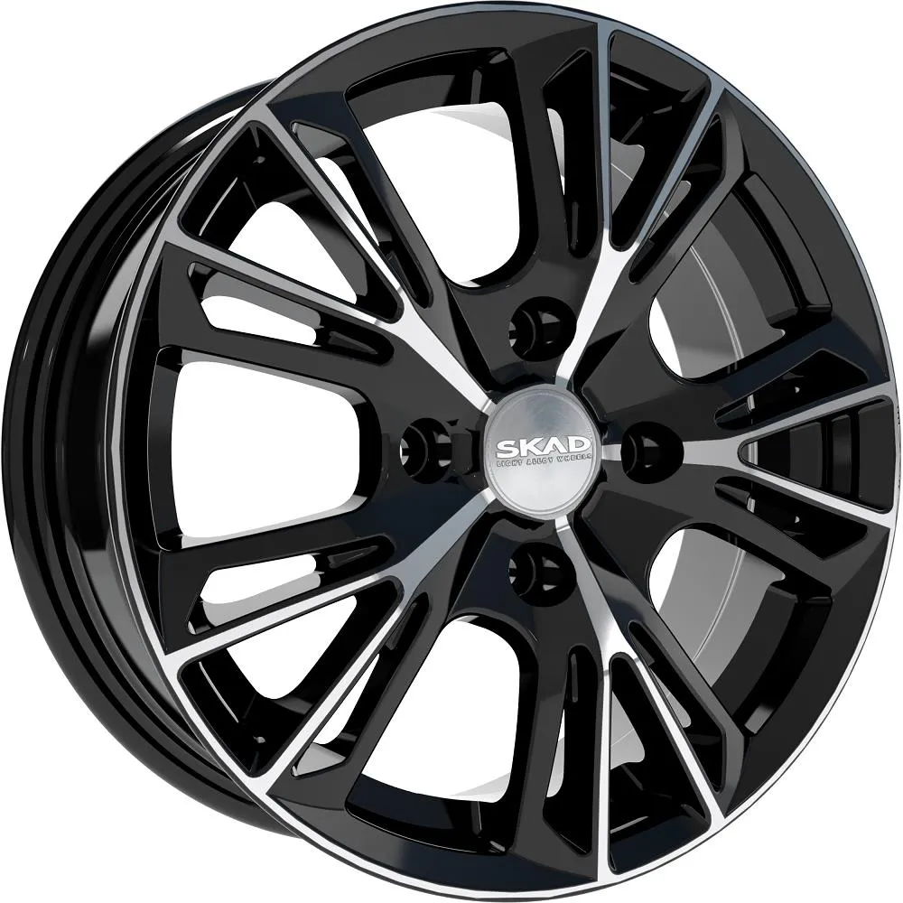 Диск литой R15 6J 4x100/60.1 ET48 СКАД Монреаль алмаз 2680405