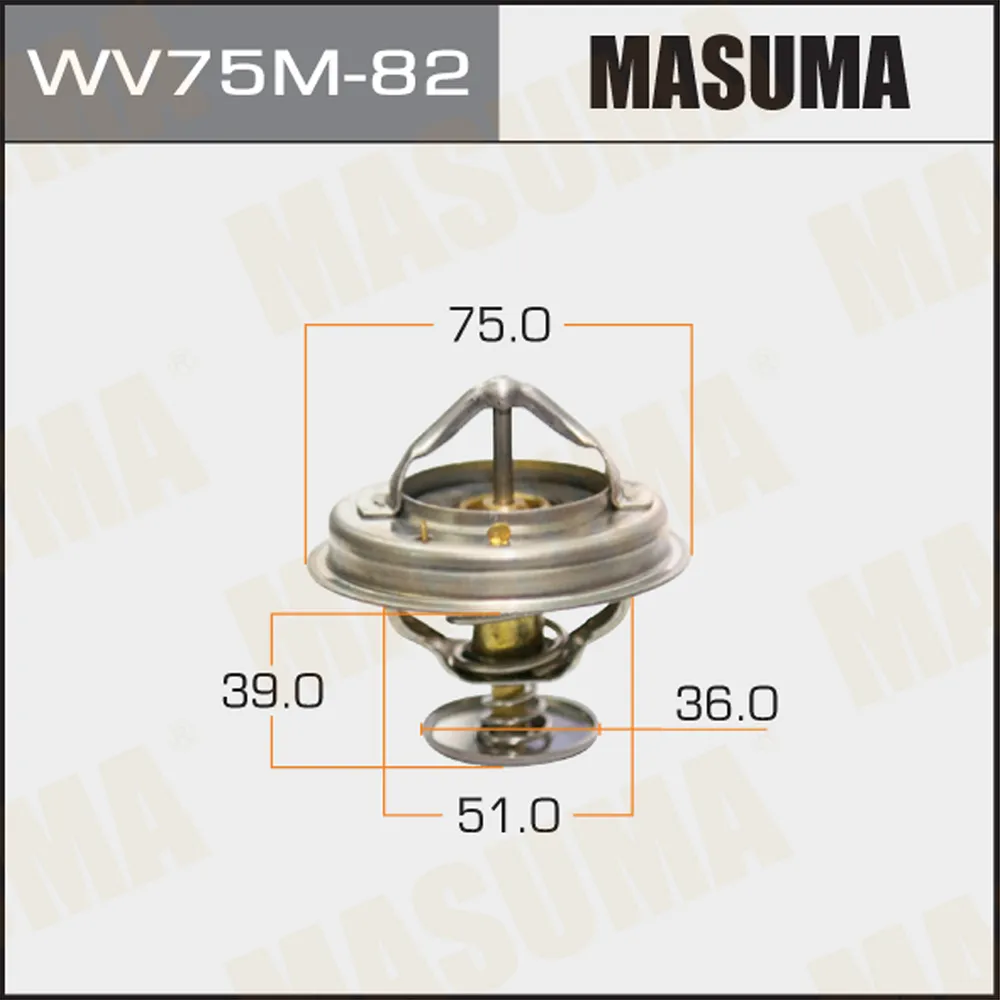 Термостат FUSO (MITSUBISHI TRUCKS) CANTER MASUMA WV75M-82