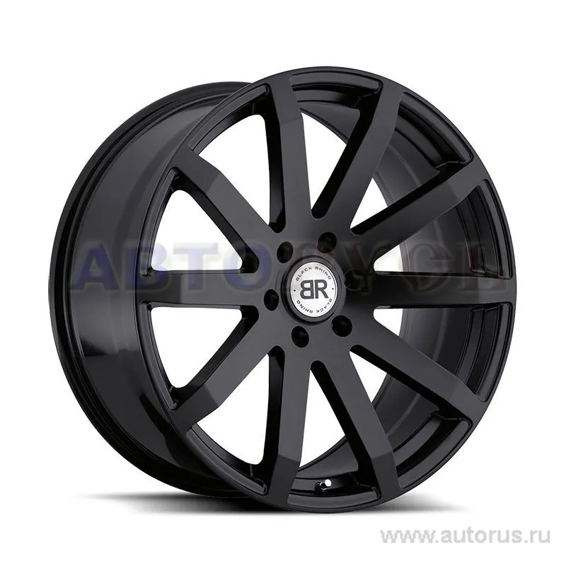 Диск литой R20 9J 5x150/110.1 ET25 BLACK RHINO Traverse Matte black 2090TRV255150M10