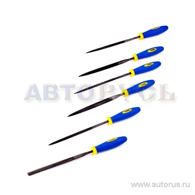 Набор надфилей разнопрофильных 140 мм 6пр TOYA 25351