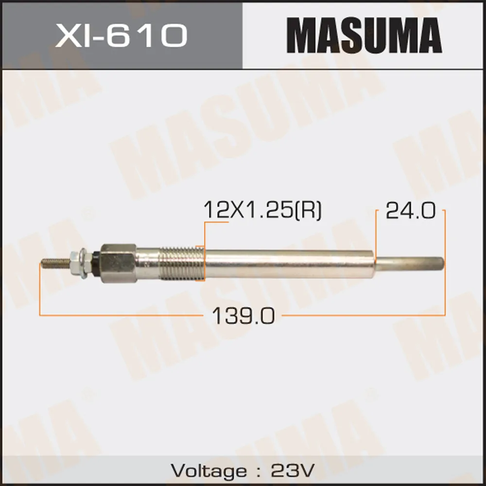 Свеча накаливания ISUZU ELF MASUMA XI-610