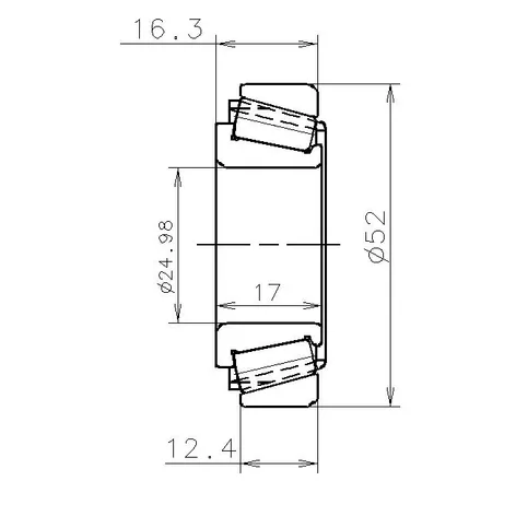 Подшипник КПП [25x52x16,25] SNR EC42224S01H206