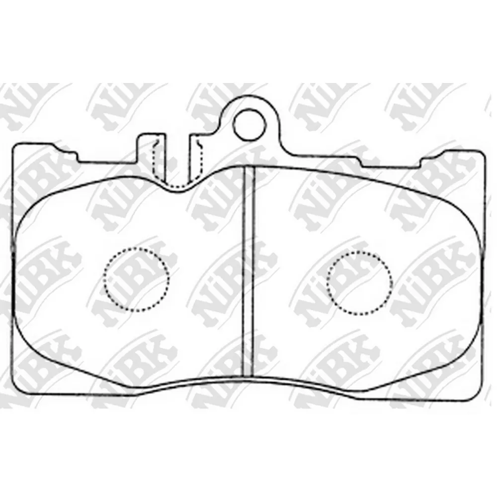 Колодки тормозные передние LEXUS NIBK PN1455