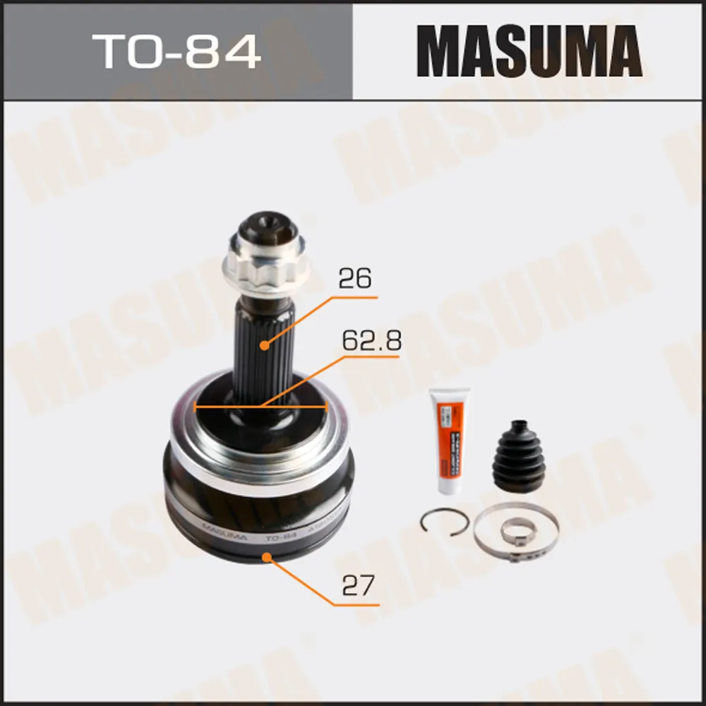 ШРУС MASUMA 2762.826.8. (1/6) MASUMA TO84