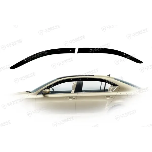 Дефлектора на окна Skoda Octavia 2013 (А7)EuroStandard деф.окон Cobra Tuning SE21413