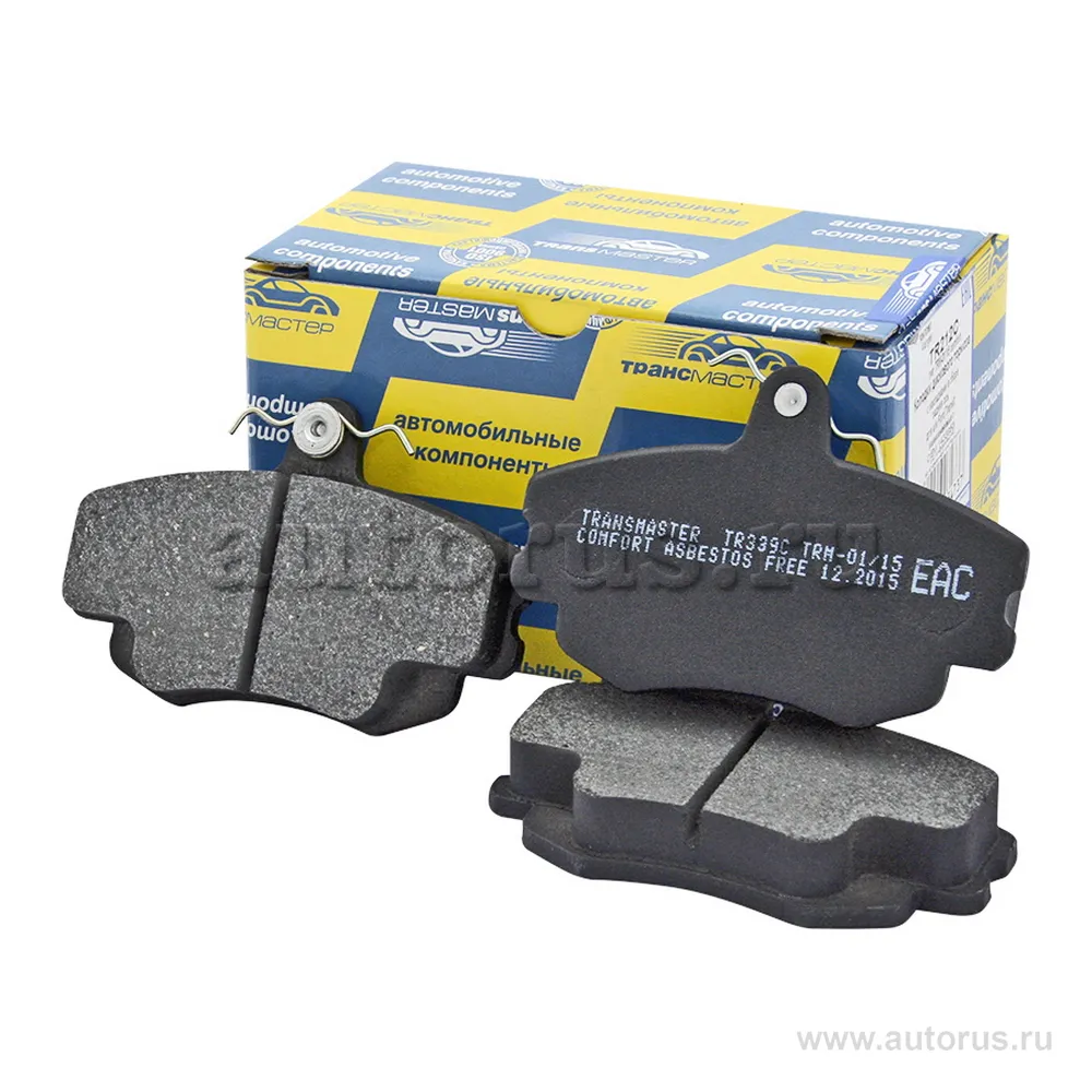 Колодки тормозные передние LADA LARGUS RENAULT DUSTER 8 V TRANSMASTER TR339C