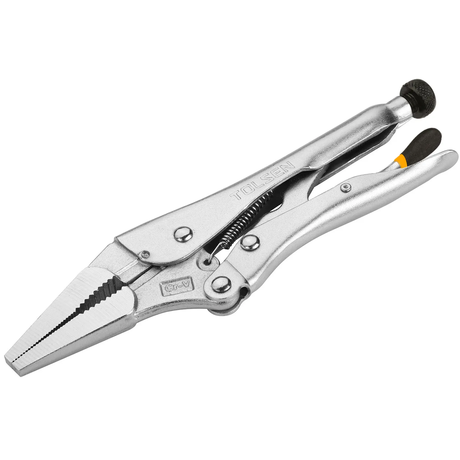 TOLSEN Зажим с фиксатором 230 мм, тонконосый TOLSEN TT10053