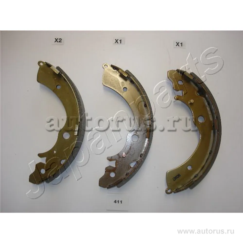 Колодки тормозные барабанные JAPANPARTS GF-411AF