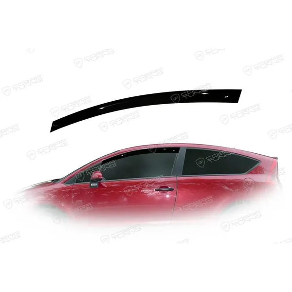 Дефлектора на окна Citroen C4 I Hb 3d 2004 деф.окон Cobra Tuning C40404