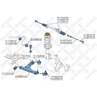 Пыльник рейки рулевой с г/у zf vw golf 83-99 STELLOX 1417023_SX