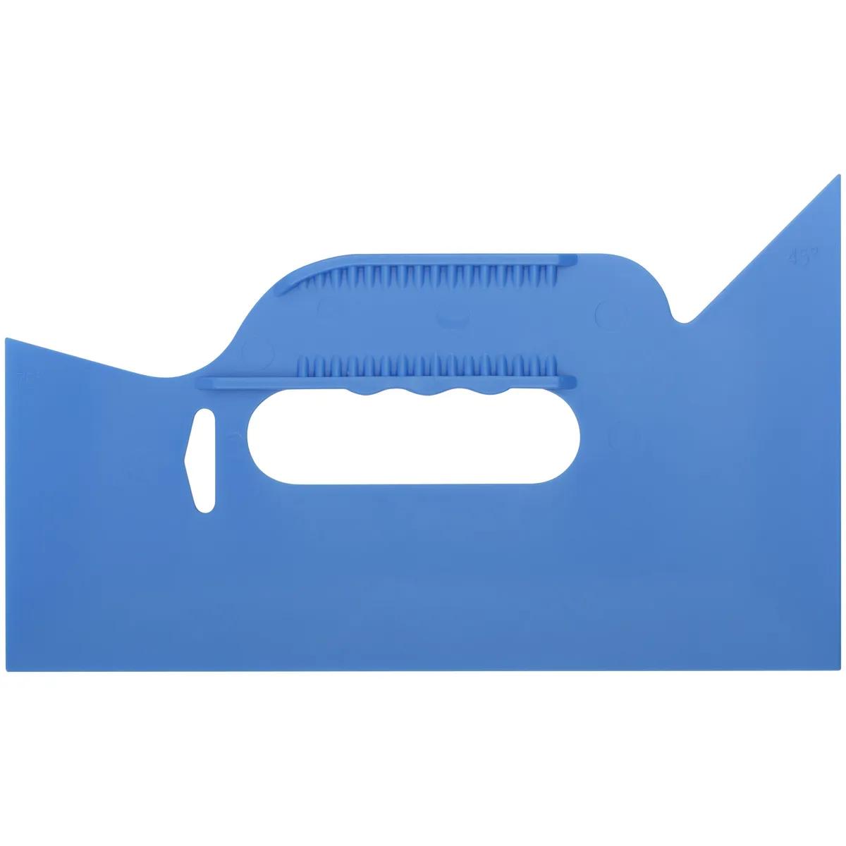 Шпатель прижимной, для разглаживания обоев, пластиковый, синий 255 мм FIT 06902