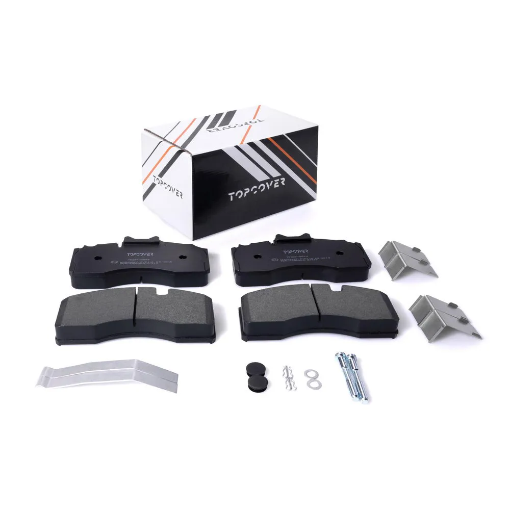 Колодки тормозные задние дисковые к-кт TOPCOVER T0297-8004