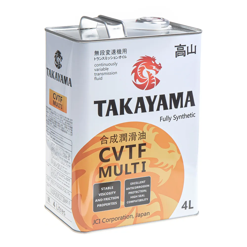 Масло трансмиссионное Takayama CVTF Multi синтетическое 4 л 605149
