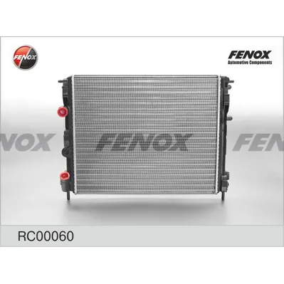 Радиатор охлаждения RENAULT LOGAN 1.4 1.6 /MT 04- 480X416X34; СБОРНЫЙ FENOX RC00060