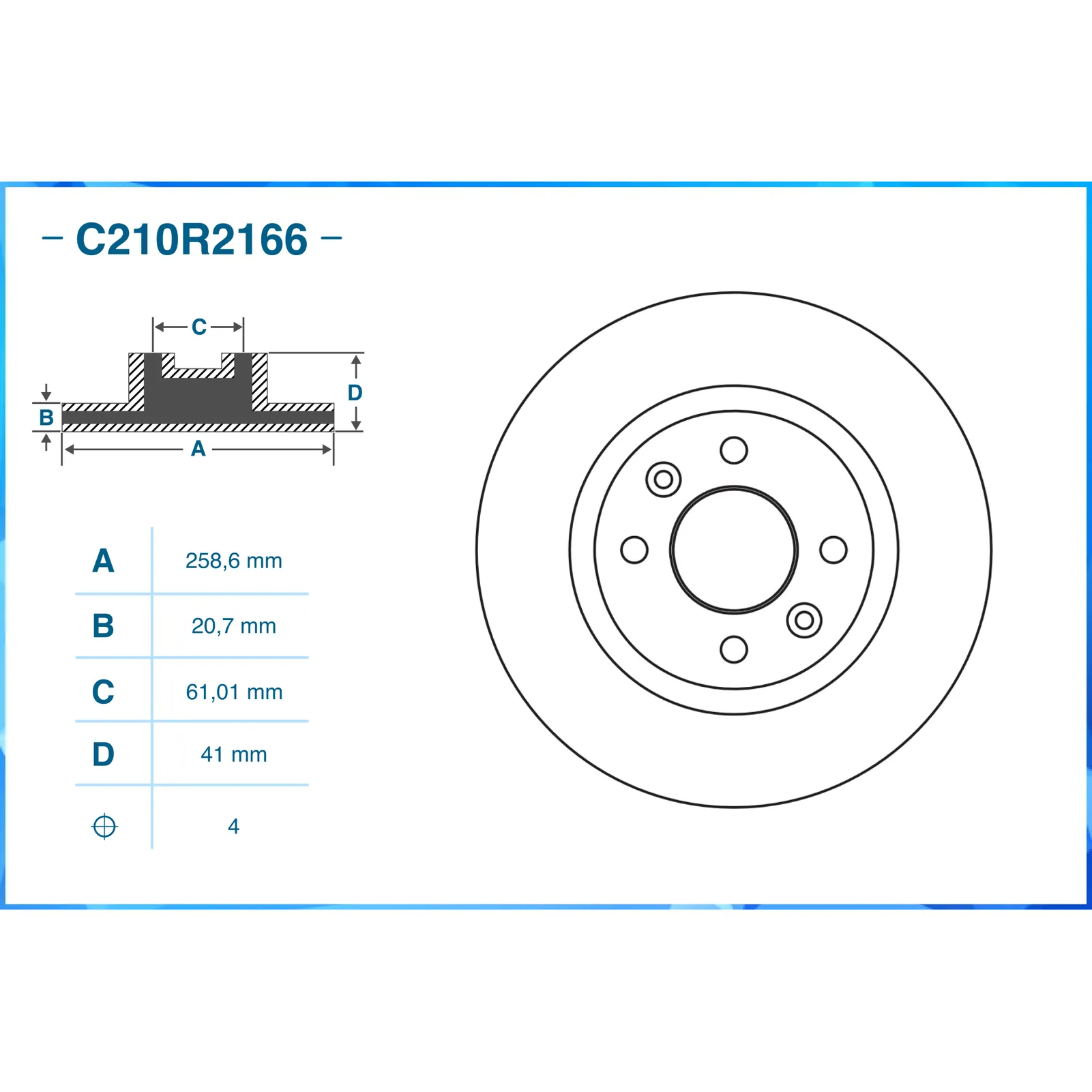 Диск тормозной передний RENAULT/NISSAN CWORKS C210R2166