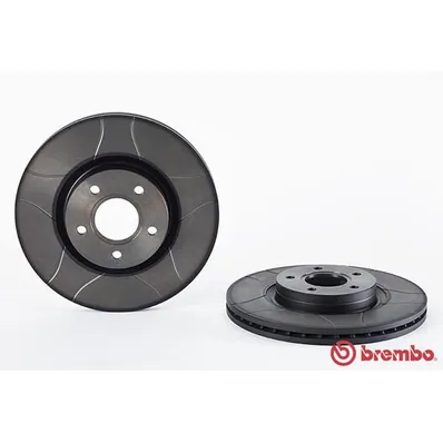 Диск тормозной передний 300MM вентилируемый MAX с насечками BREMBO 09.9468.75