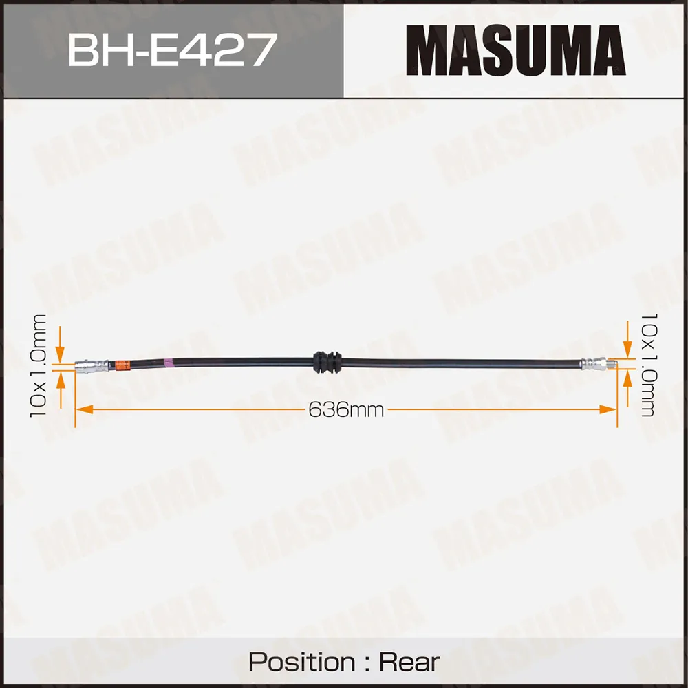 Шланг тормозной MASUMA MERCEDES- /rear/ GL-CLASS (X164), M-CLASS (W164) MASUMA BHE427