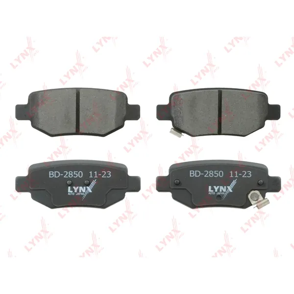 Колодки тормозные задние CHERY Tiggo 3 14-20 / Tiggo 5x 17> / Tiggo 4 17> / LYNXauto BD-2850